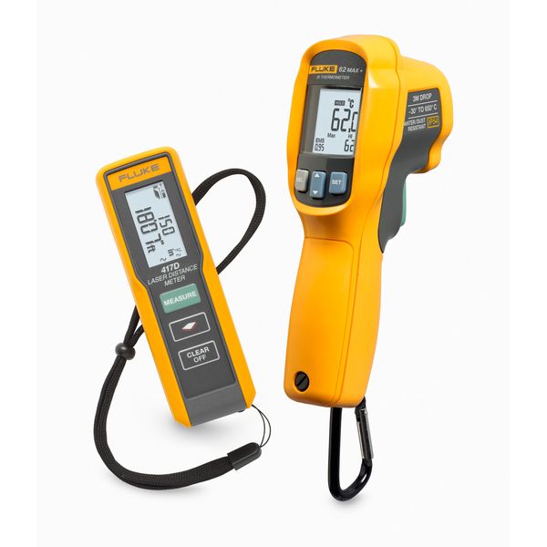 FLUKE-417D/62MAX KIT Fluke-417D/62Max Kit,417D Laser Distance Meter and 62Max+ IR Thermometer image 3