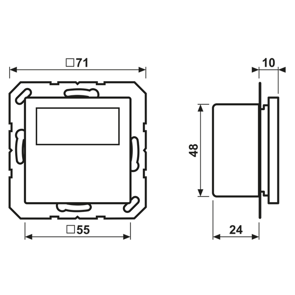 Standard room thermostat with display TRDA1790SW image 29