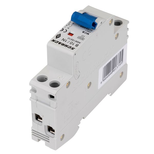 Miniature Circuit Breaker (MCB) AMPARO 6kA, B 10A, 1+N, 1MW image 2