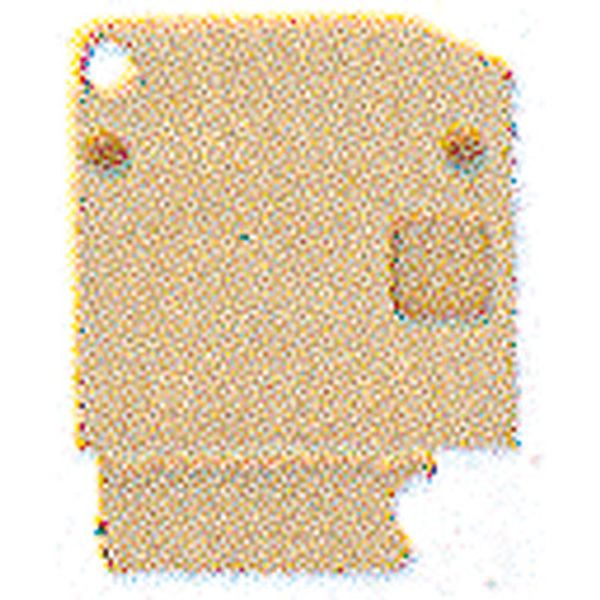 Partition plate (terminal), Intermediate plate, 82 mm x 44.5 mm, beige image 4