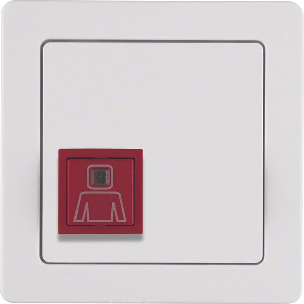 Call button frame, Q.1, p. white velvety image 1