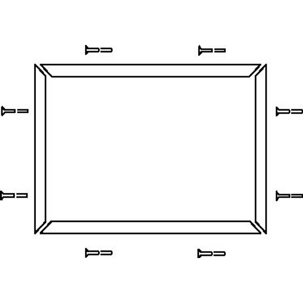 Allen-Bradley 440F-K2036 Trim Kit - Cable Channel Trim, 1000mm (3.28 ft.) x 1800mm ( 5.91 ft.) image 1