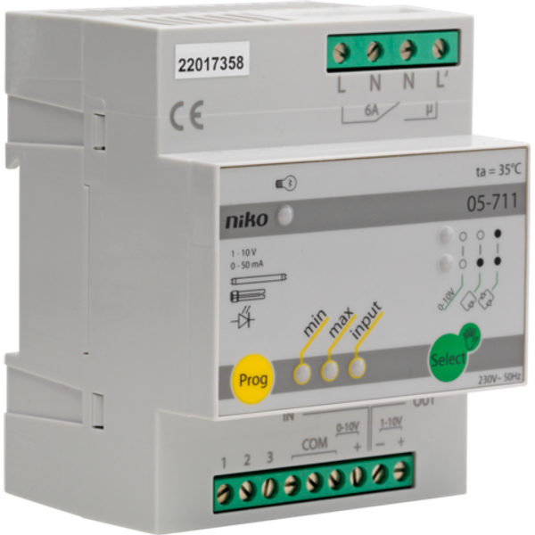 Modular dimmer for switching and dimming of electronic control gear image 1