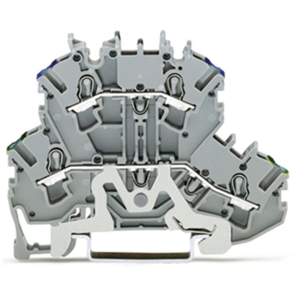 Double-deck terminal block Ground conductor/through terminal block 2.5 image 1