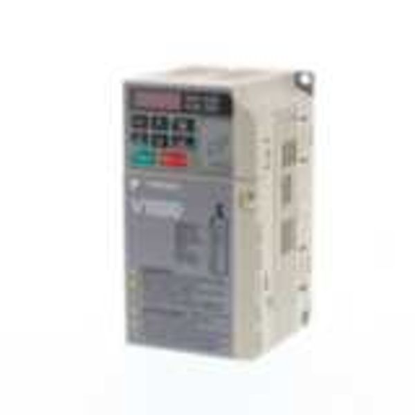 V1000 inverter, 1~ 200 VAC, 0.12 kW, 0.8 A, sensorless vector, max. ou image 1