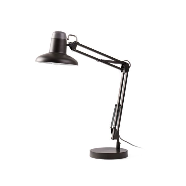 SNAP DARK GREY READING LAMP 1XE27 15W image 1