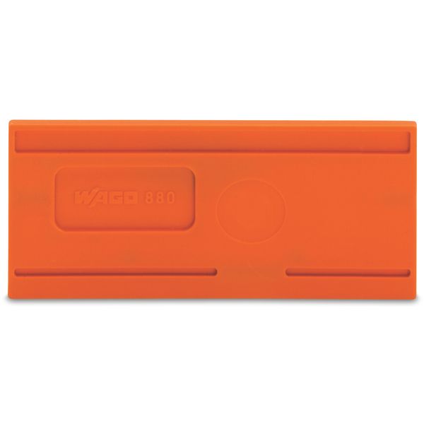 Separator plate 2 mm thick oversized orange image 1