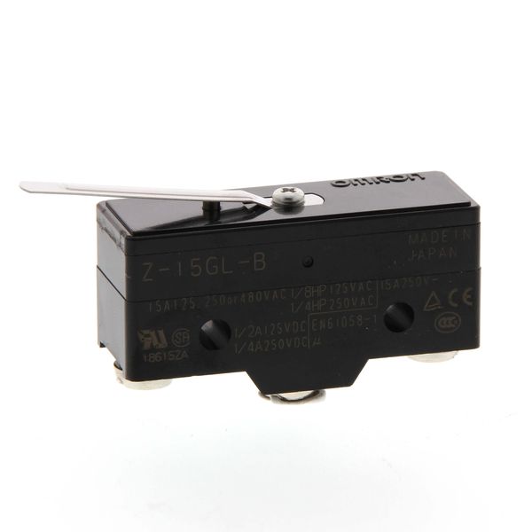 General-purpose Basic Switch, 15 A, Leaf spring, screw terminal image 1