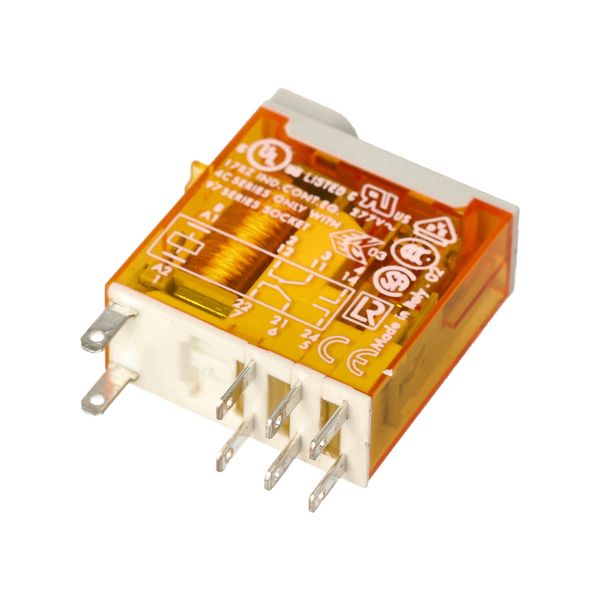 Mini.ind.relays 2CO 8A/24VAC/Agni/Test button/Mech.ind. (46.52.8.024.0040) image 3