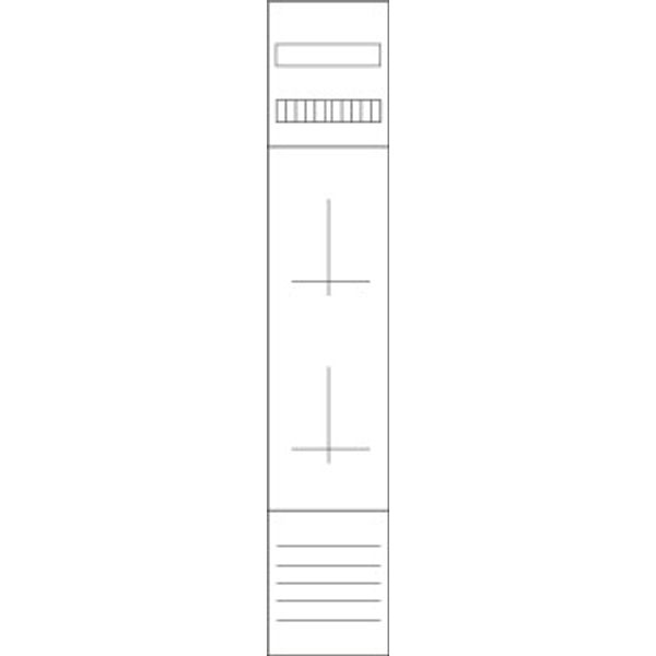 Meter mounting unit, 1-fold, equipped, version  Z19A1073 image 1