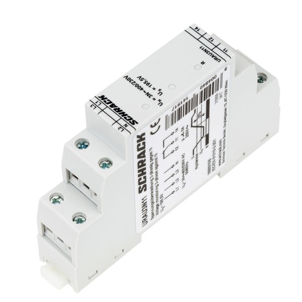 Voltage monitoring relay, 3ph against N,fix Us=195,5V,1CO,5A image 6