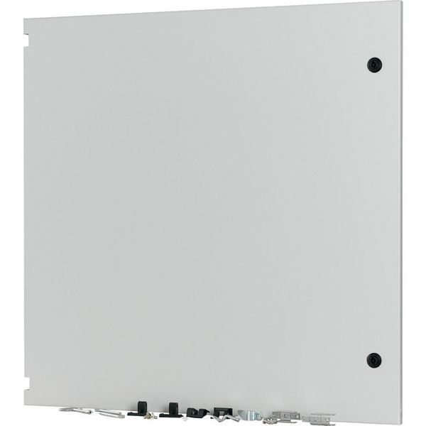 Section wide door, closed, HxW=800x800mm, IP55, grey image 2