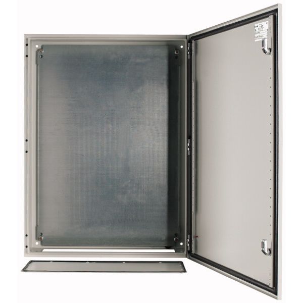 Wall enclosure with mounting plate, HxWxD=800x600x200mm image 1