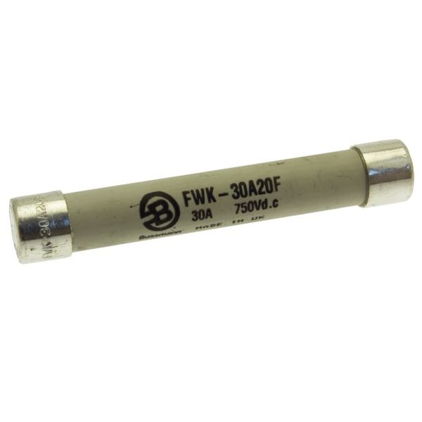 Fuse-link, high speed, 30 A, AC 750 V, DC 750 V, 20 x 127 mm, aR, IEC image 3