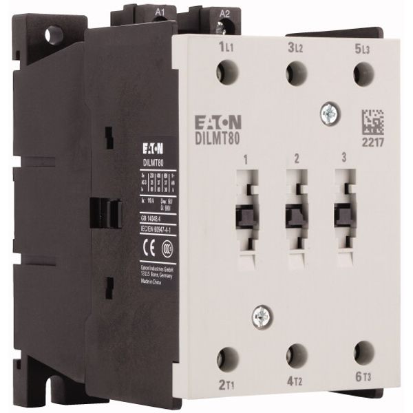 Power contactor, 3 pole, 380 V 400 V: 37 kW, 24 V 50/60 Hz, AC operation, Screw terminals image 4