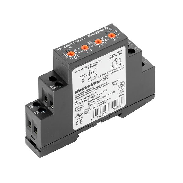 Timing relay, 12...240 V UC -10 % / +10 %, 1 CO contact (AgNi) , 8 A,  image 1