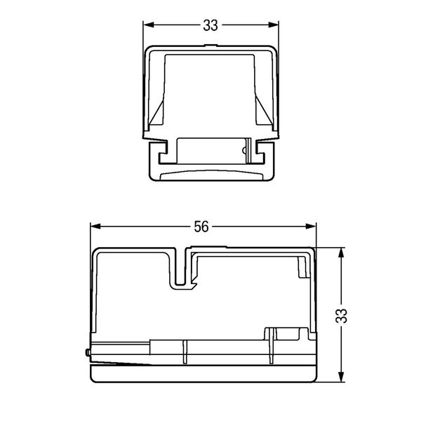 Supply module for flat cable 3 x 2.5 mm² gray image 3