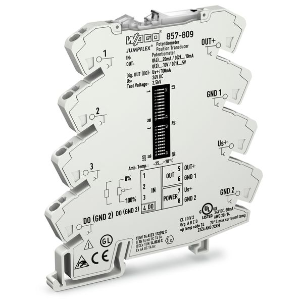 Potentiometer signal conditioner Current and voltage output signal Dig image 1