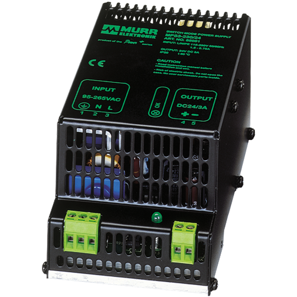 MPS POWER SUPPLY 1-PHASE, IN: 95-265VAC OUT: 24V/3ADC image 1