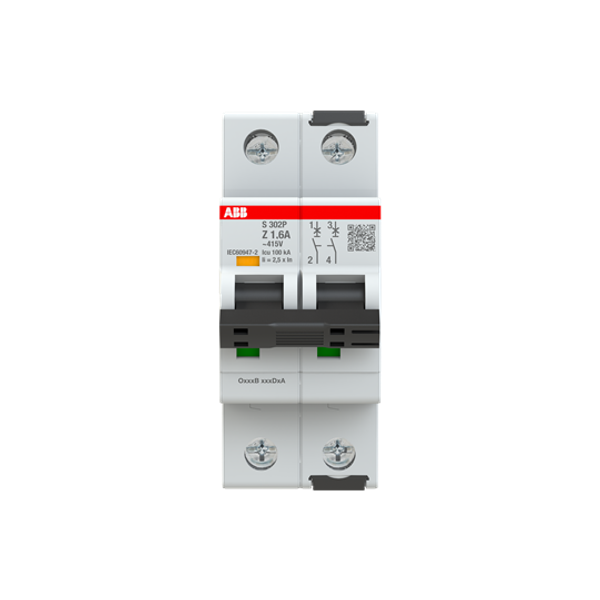 S302P-Z1.6 Miniature Circuit Breaker - 2P - Z - 1.6 A image 10