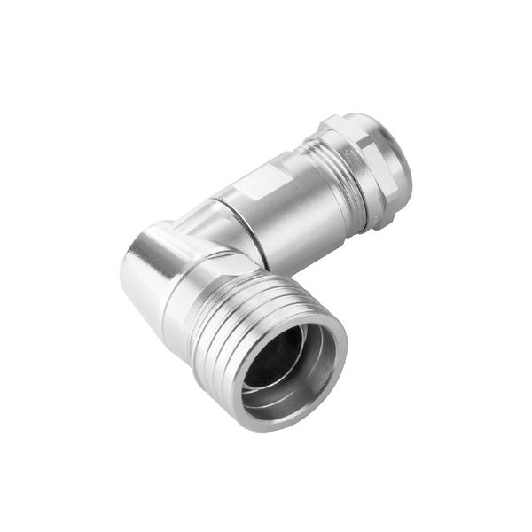 Housing (circular connector), M23, Copper-zinc alloy, nickel-plated, I image 1
