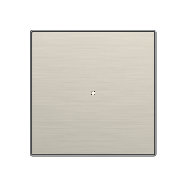 SR-1-85AI Cover plate - free@home / KNX 1-gang sensors - Stainless Steel for Switch/push button Single push button Stainless steel - Sky Niessen image 1