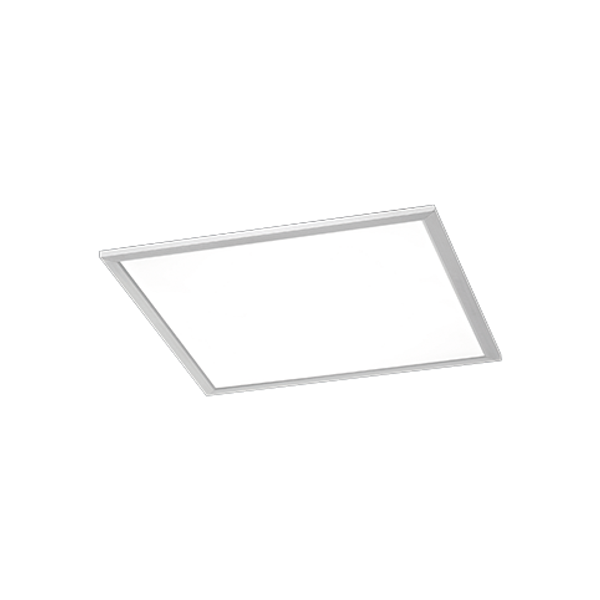 Phoenix LED ceiling lamp 45x45 cm brushed steel image 1