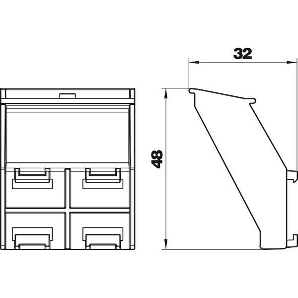 DBZ-FLKB Flex duct fastening for Deskbox image 2