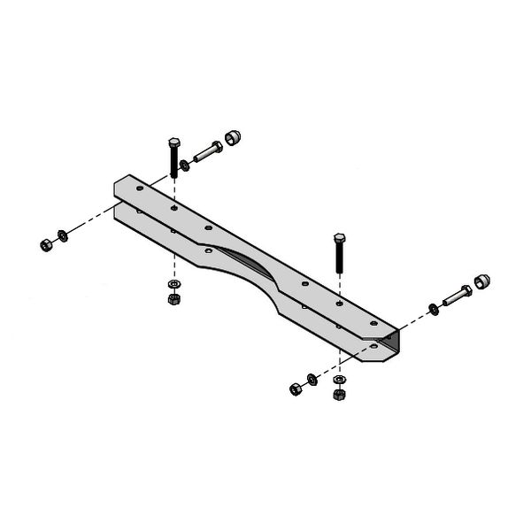 MINIPOL Pole attachment for enclosure W=250mm image 1