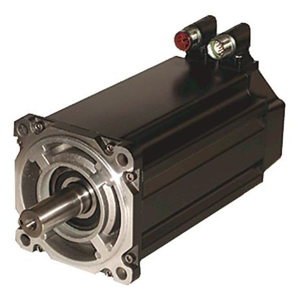 Allen-Bradley, MPL-A320P-HK72AA, Bulletin MPL - Low-Inertia Brushless Servo Motors Product, 230 V, Frame Size 3 = 100 mm (3.94 in.), Stack Length 20 = 50.8 mm (2.0 in.), 5000 RPM, Keyless Shaft Extension, SpeedTEC DIN Connector image 1