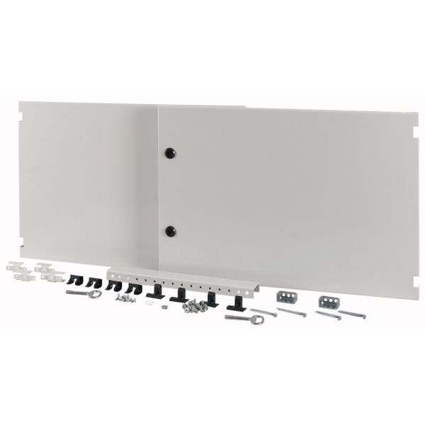 Section wide door, closed, HxW=450x1350mm, IP55 image 1