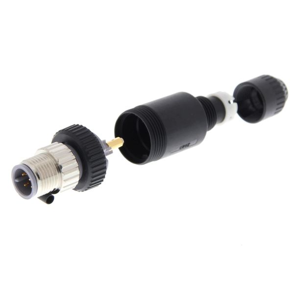 Field assembly connector, M12 straight plug (male), 5-poles, A coded, image 2