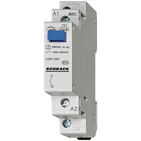 Remote switch, 1 N/O, 24VAC/12DC image 1