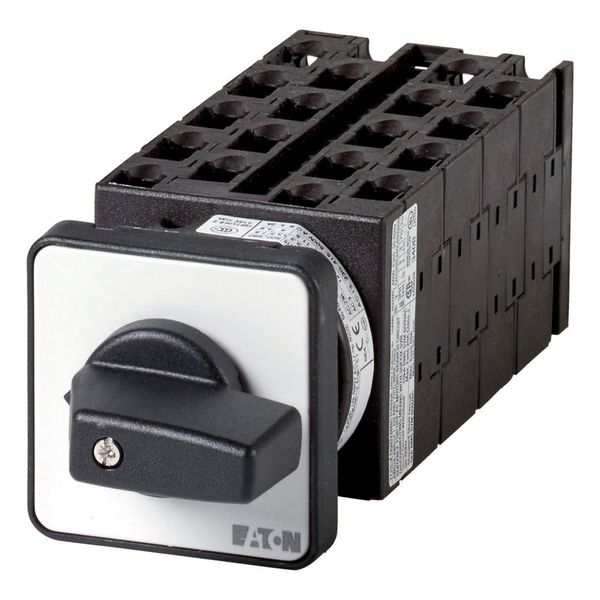 Multi-speed switches, T0, 20 A, flush mounting, 9 contact unit(s), Contacts: 18, 60 °, maintained, With 0 (Off) position, 0-1-2-3-4, Design number 152 image 2