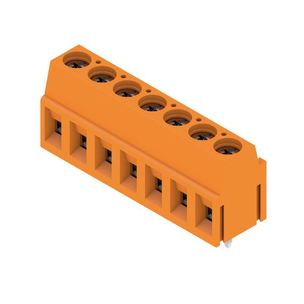 PCB terminal, 5.00 mm, Number of poles: 7, Conductor outlet direction: image 2