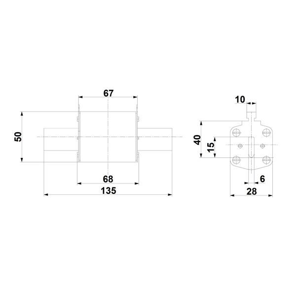 HRC fuse elemt, size 1, 50A, 400VAC image 5