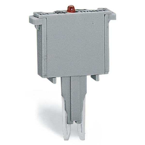 Component plug for carrier terminal blocks 2-pole gray image 3