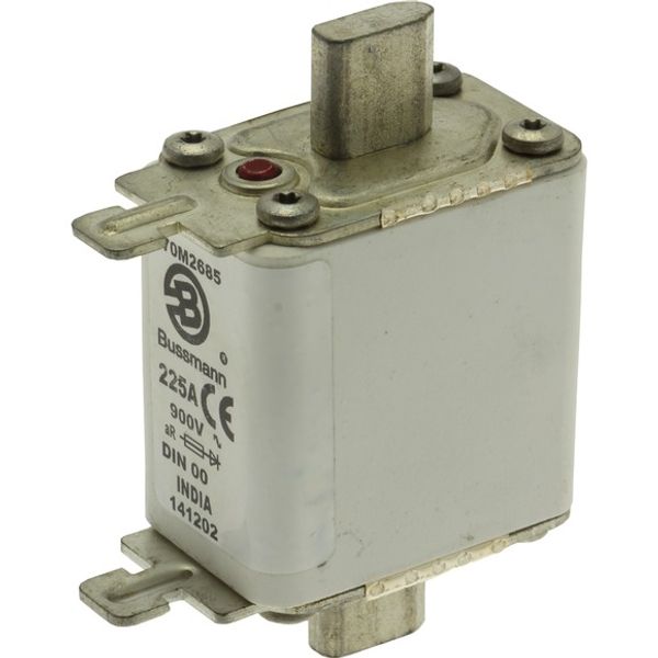 Fuse-link, high speed, 225 A, AC 900 V, DIN 00, aR, DIN, IEC, single indicator image 3