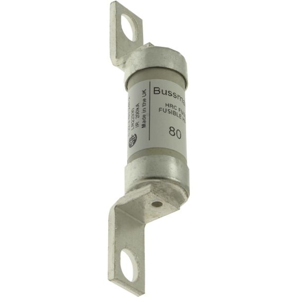 Fuse-link, low voltage, 80 A, AC 600 V, DC 250 V, HRCII-C, 21 x 112 mm, CSA image 2