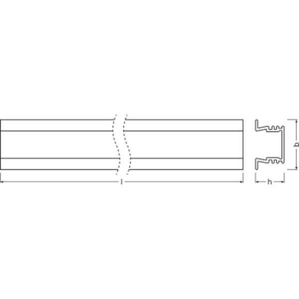 Medium Profiles for LED Strips -PM01/UW/21,5X12/10/2 image 5