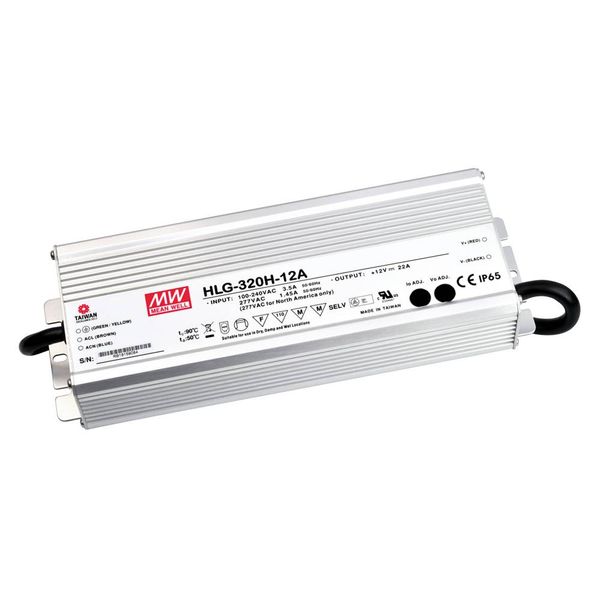 AC-DC Single output LED Driver 320W 22A 12V IP67 image 1