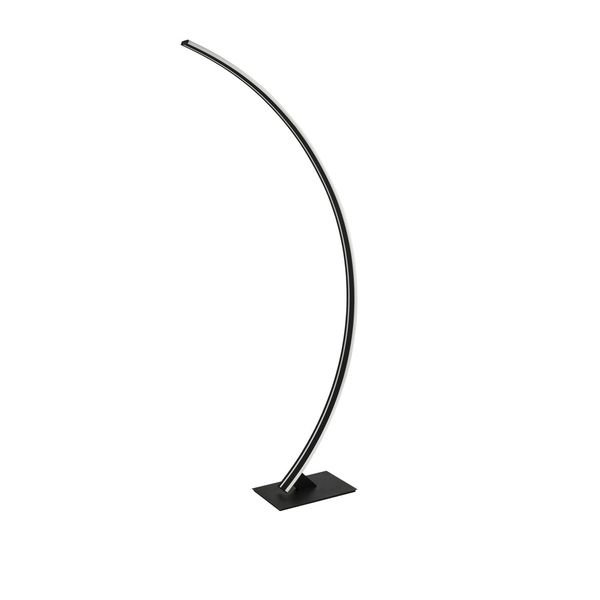 Dimmable Sandy Black Aluminium  & Acrylic  LED 40 Watt 230 Volt  2120Lm 3000K IP20  Cable Length: 230 cm  L: 20 W: 56 H: 150 cm image 1