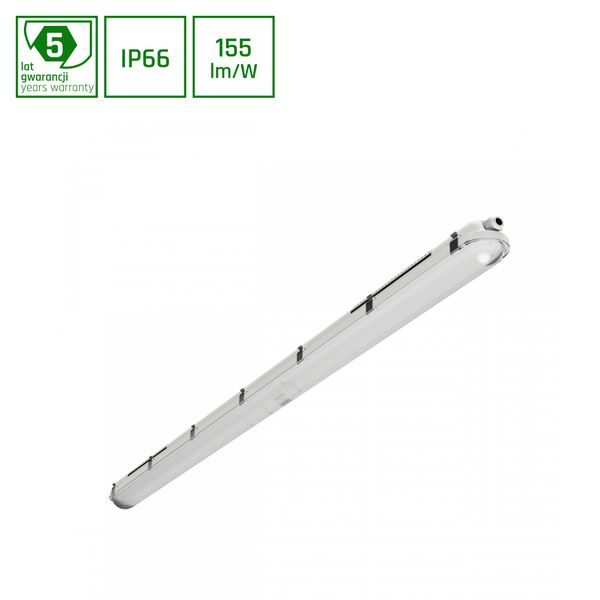 LIMEA GIGANT PRO HERMETIC 1500mm 55W/50W/45W/35W CW 230V 120DEG IP66 IK10 1490x72x70mm 5 years warranty image 1