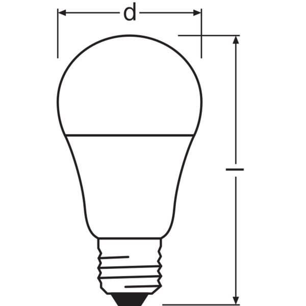 LED CLASSIC A DAYLIGHT SENSOR S 8.8W 827 Frosted E27 image 6