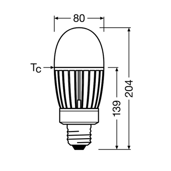 HQL LED PRO 6000 lm 41 W/4000 K E40 image 3