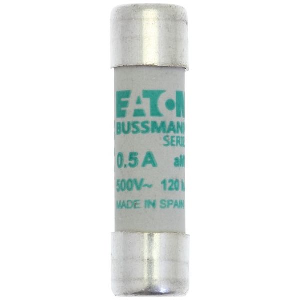 Fuse-link, LV, 0.5 A, AC 500 V, 10 x 38 mm, aM, IEC image 2