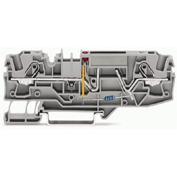 2-conductor fuse terminal block for automotive blade-style fuses with image 3