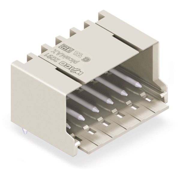 2091-1425/200-000/997-406 THR male header; 1.0 mm Ø solder pin; angled image 4