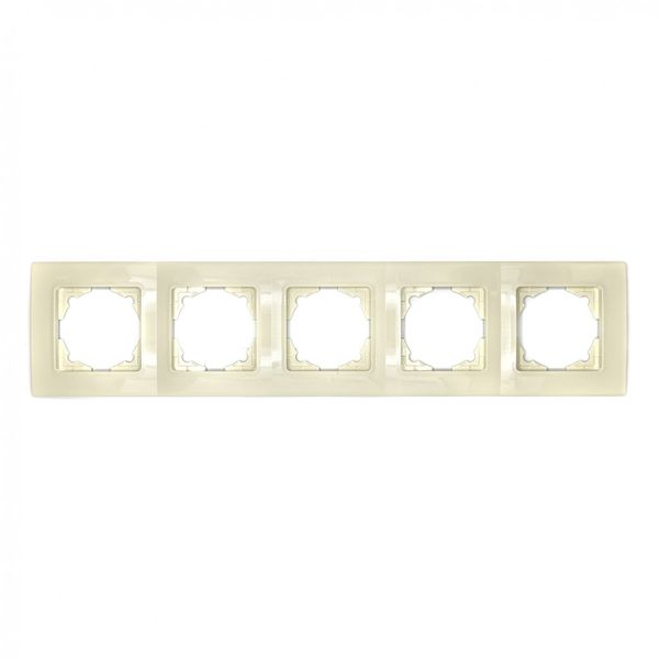 Linnera-Rollina Five Gang Frame Beige image 1