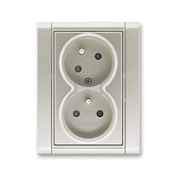 5583F-C02357 34 Double socket outlet with earthing pins, shuttered, with turned upper cavity, with surge protection image 36